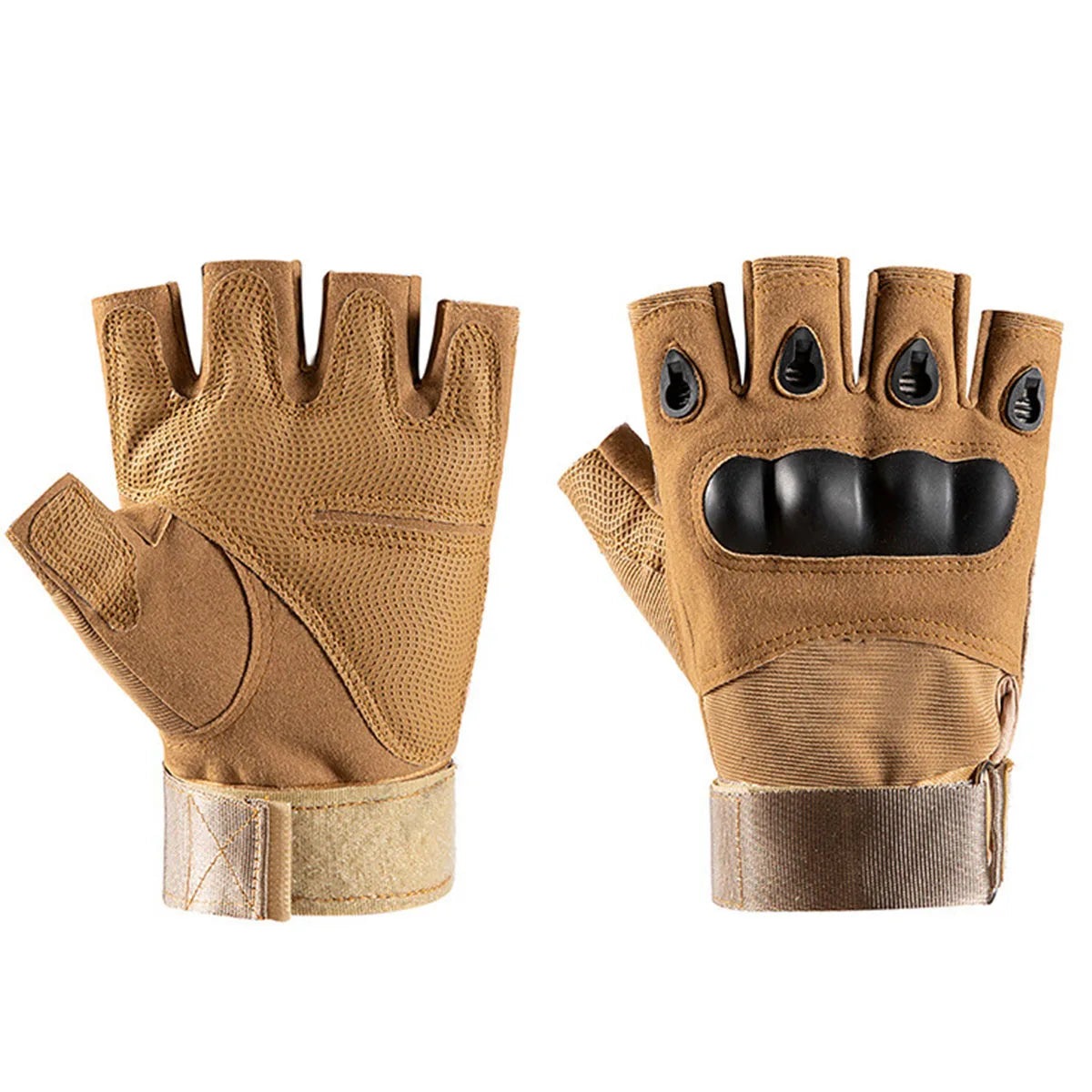 1 pair Half-finger gloves Outdoor military gloves Sports shooting Hunting air gun Motorcycle bicycle gloves