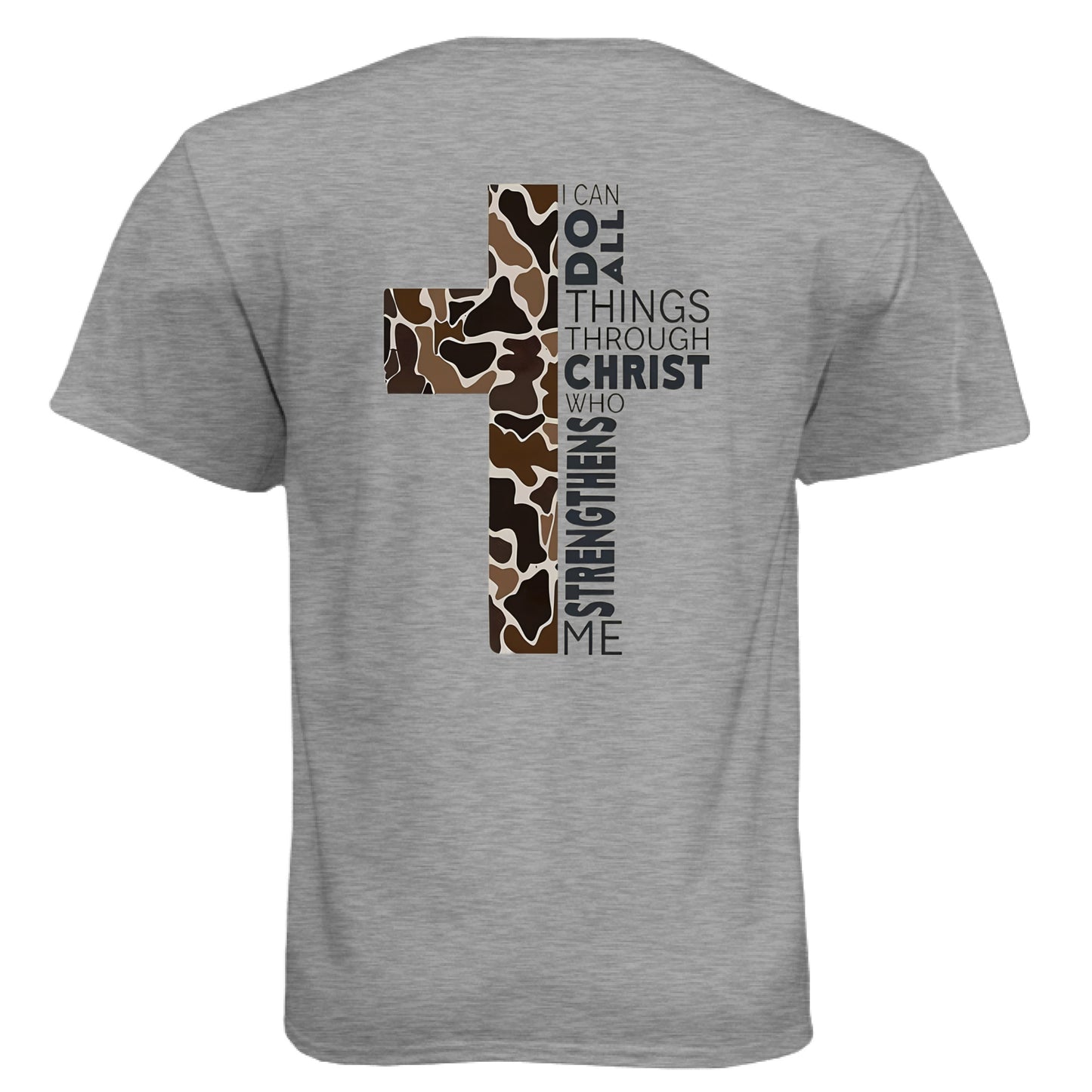 Dark Heather Grey (60/40) - BACK