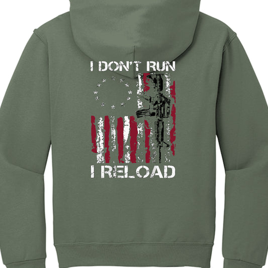 Military Green Heather - BACK