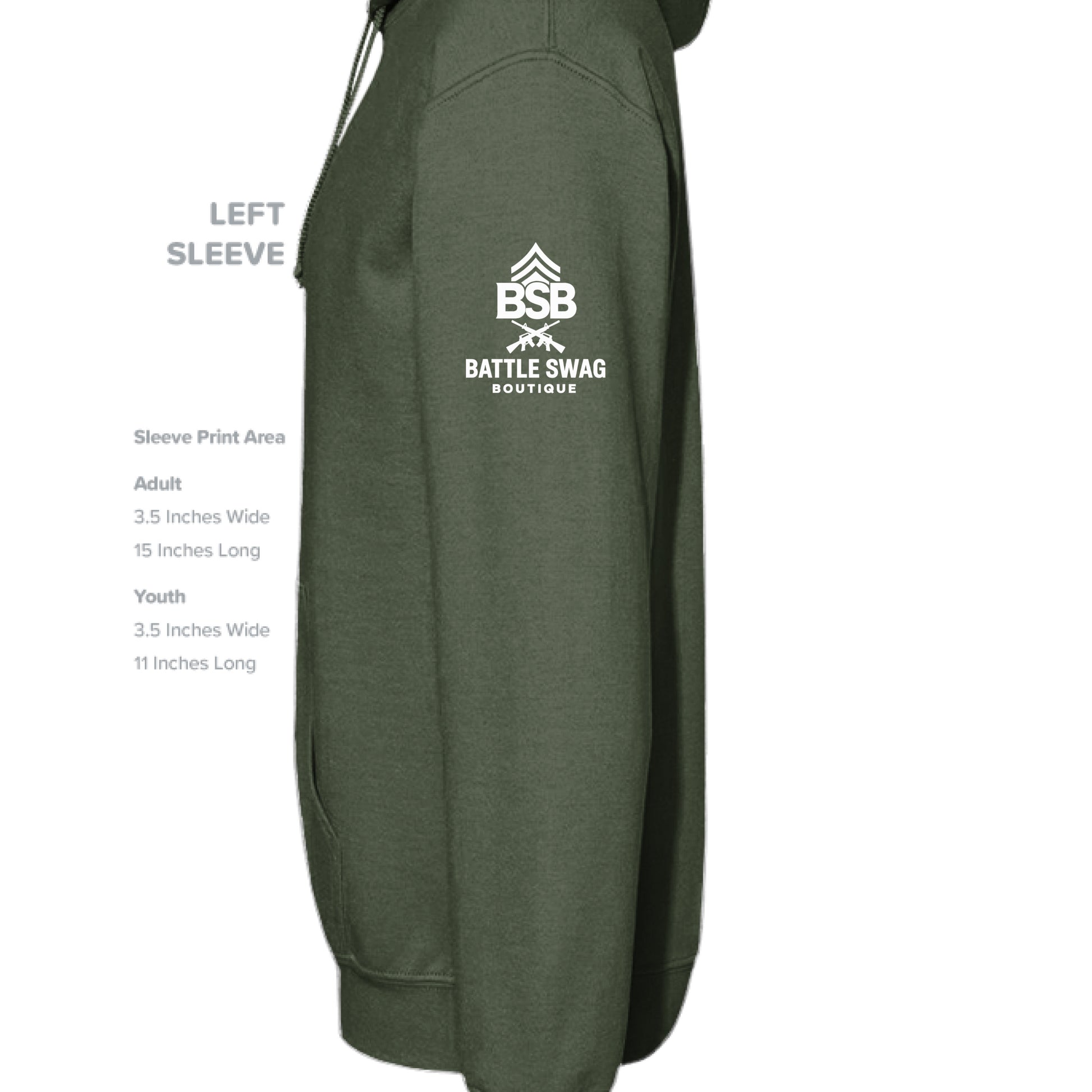 MILITARY GREEN - SLEEVE_LEFT